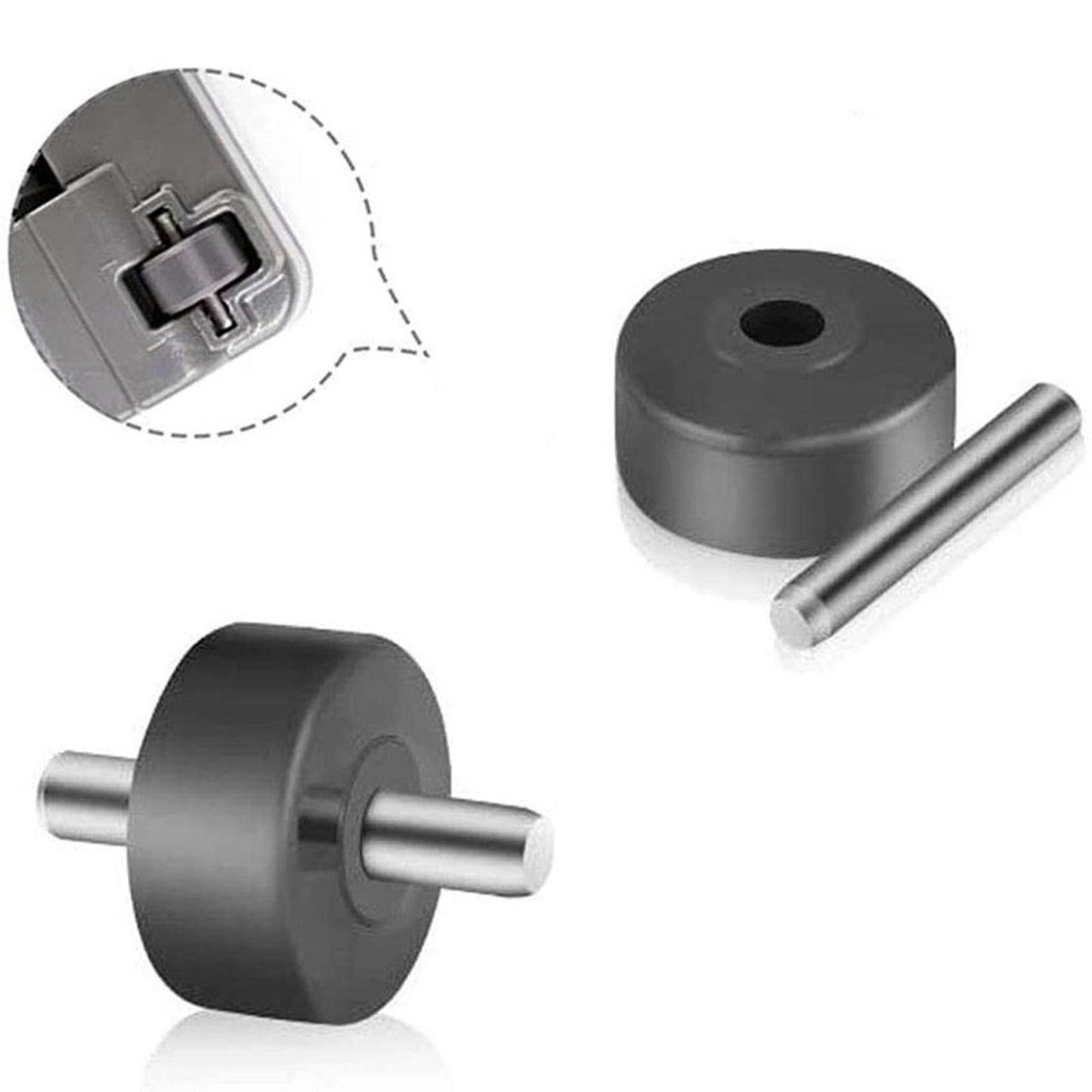 4x Ground Brush Wheels for Shark Vacuum Cleaner Nv350 Nv501 and More