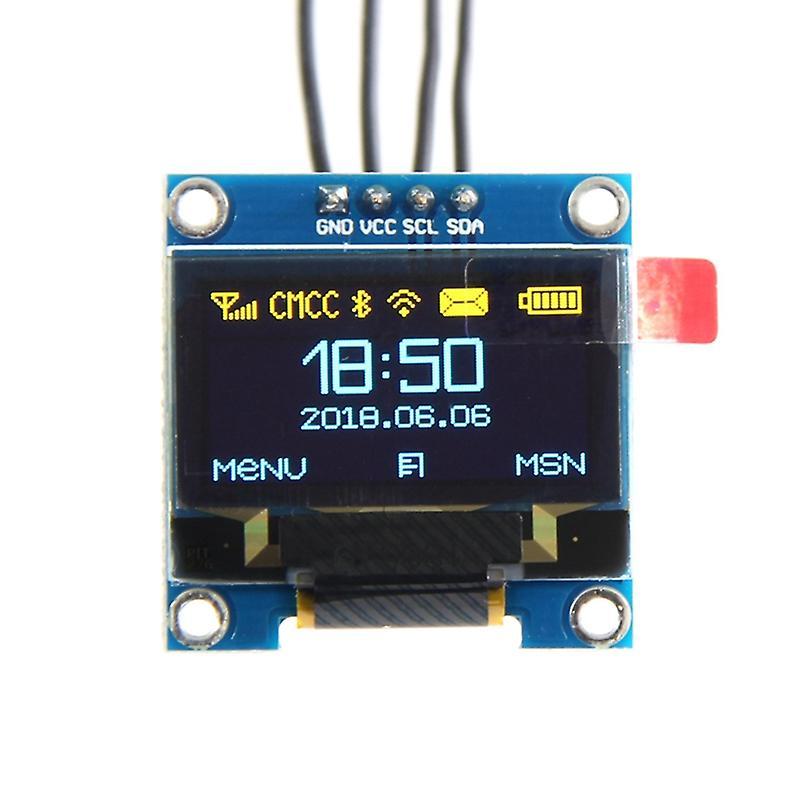 0.96 Inch 128x64 Oled Lcd Led Module for Arduino Kit Blue Display