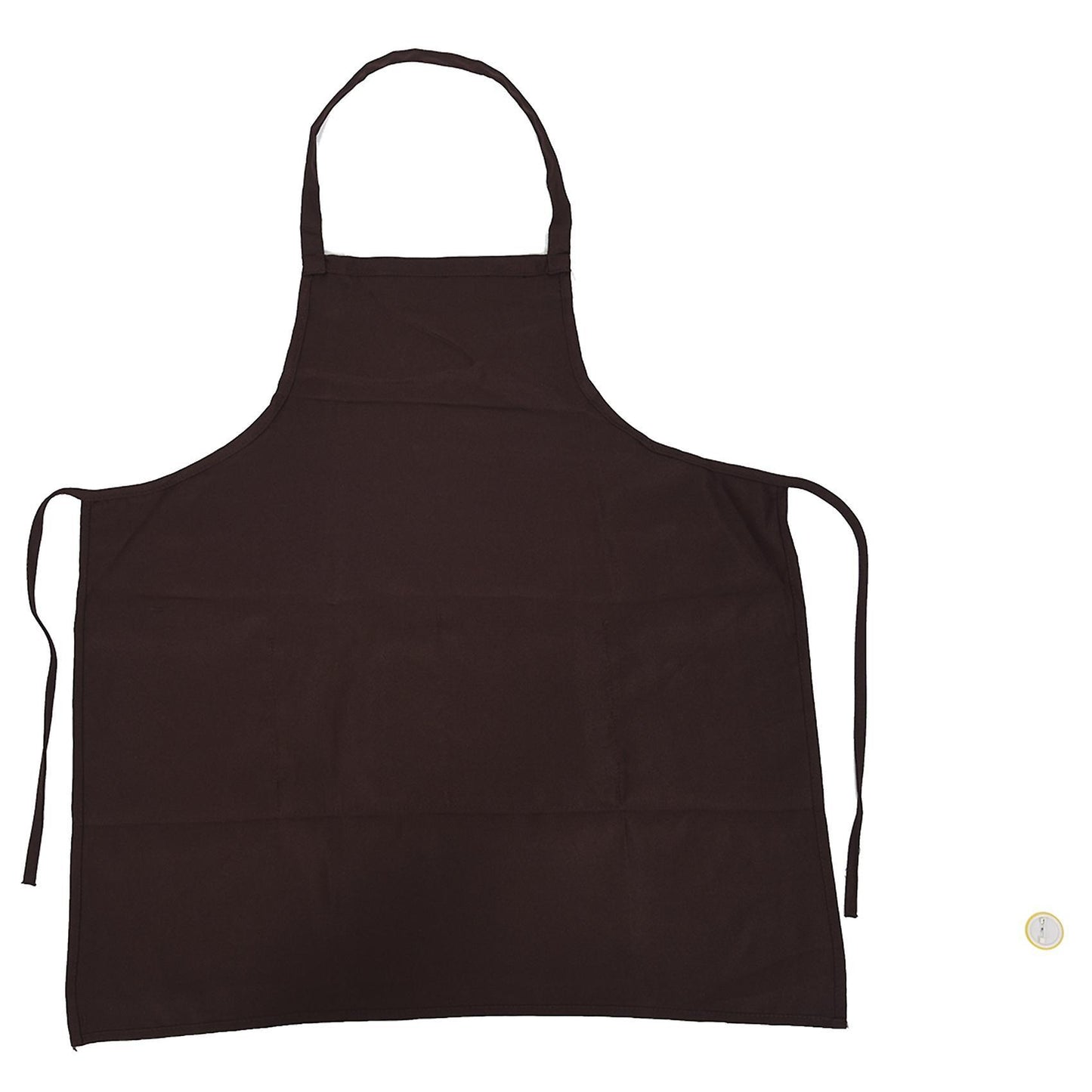 Plain Apron with Front Pocket Kitchen Cooking Craft Baking Coffee