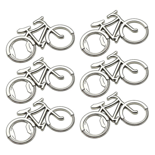 6 Pieces Bicycle Bottle Opener,metal Beer Bottle Opener Tools, Silver