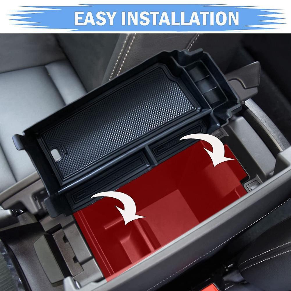 Center Console Organizer Tray for Nissan Rogue T33 2021 2022, Black