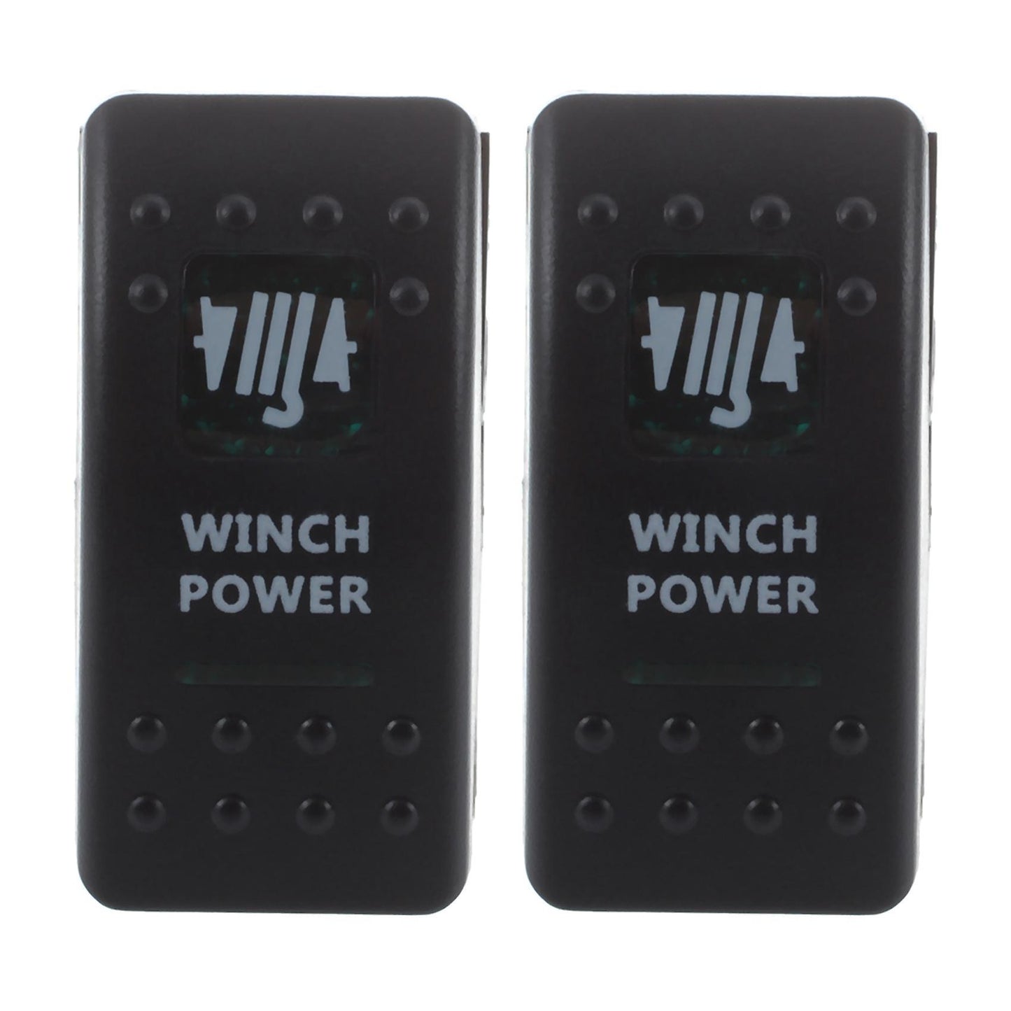 2x 12v Car Marine Boat Rv Toggle Rocker Switch Led Light Bar
