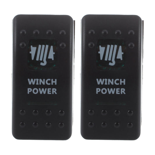 2x 12v Car Marine Boat Rv Toggle Rocker Switch Led Light Bar