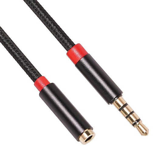 3.5mm Male to Female Extension Cable with Microphone for Headset (3m)