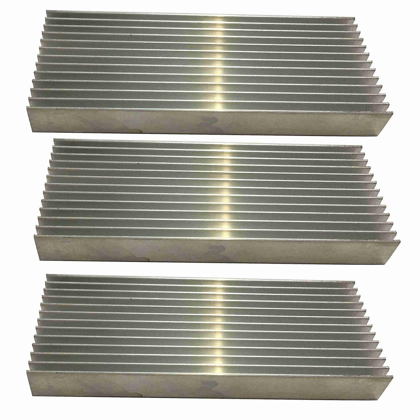 3 Pcs Aluminium Power Amplifier Heatsink Heat Sink 100x40x11mm