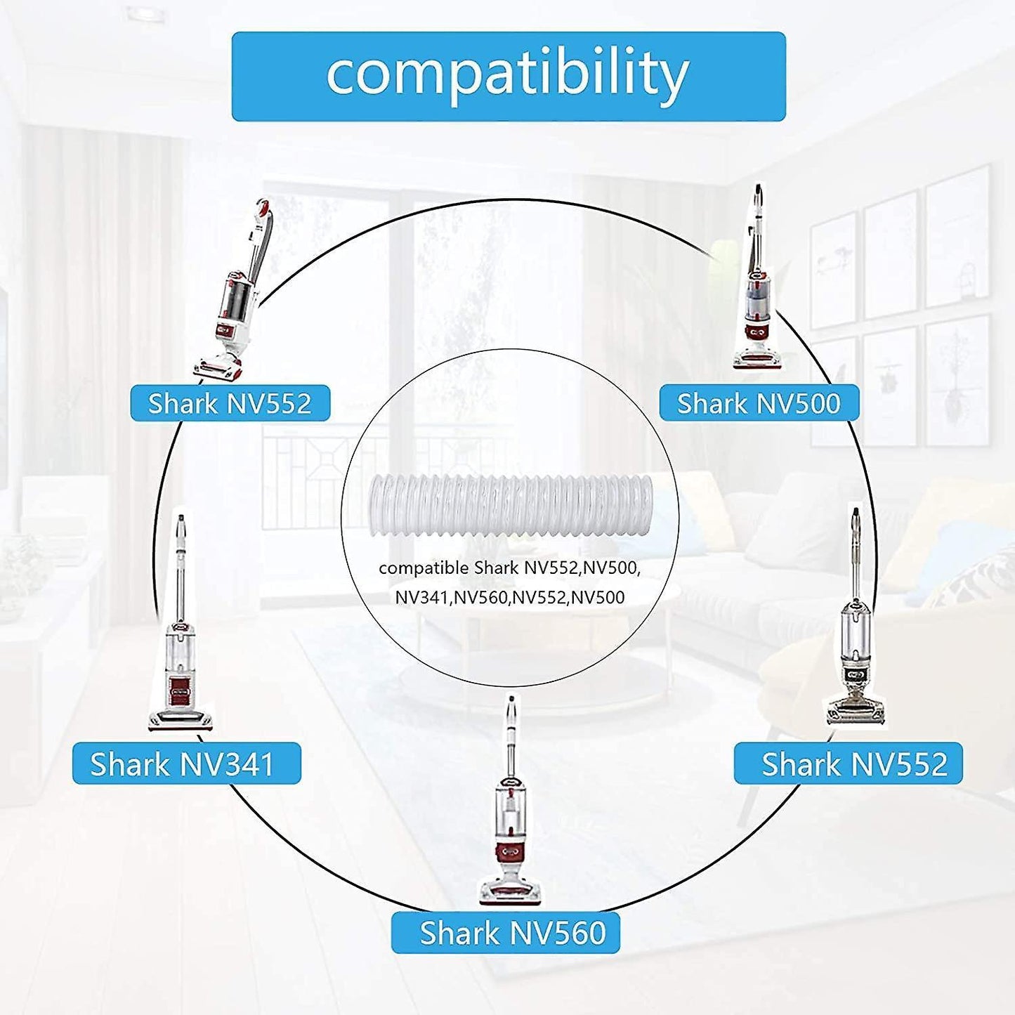 Replacement Pipe Hose-suitable for Shark Spinner Vacuum Cleaner