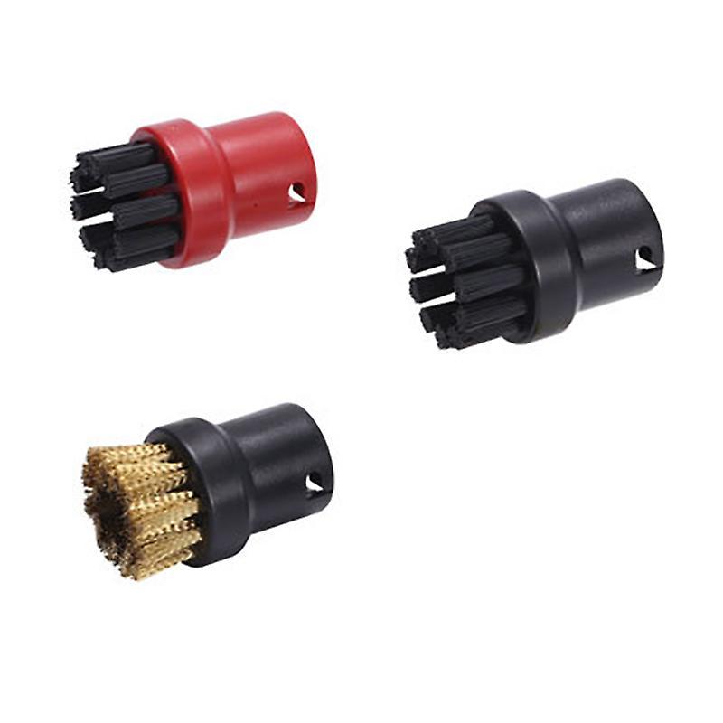 3pcs Nozzle Nylon Brass Bristle Brushes for Karcher Sc1 Sc2 Sc3 Sc4