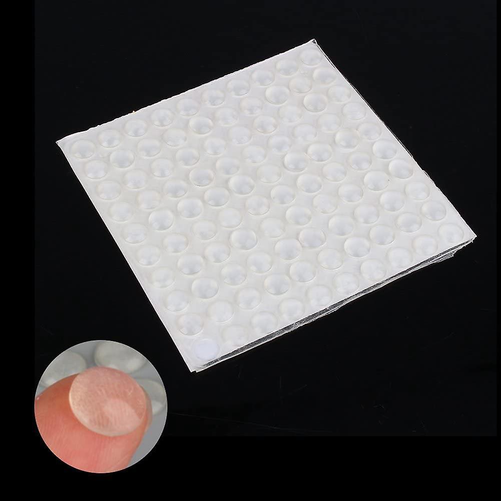 100 Capsules Self-adhesive Rubber Furniture Bumper Pads for Furniture
