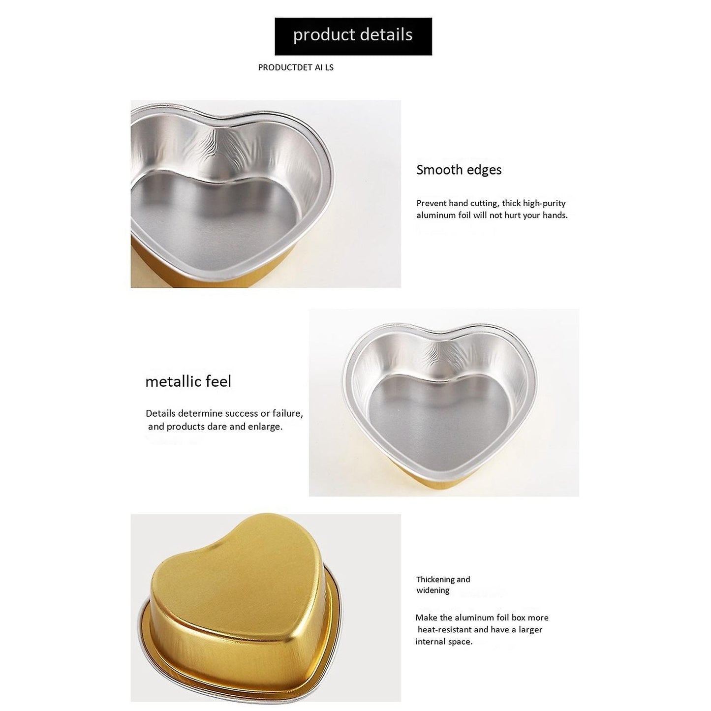 50pcs Net Baking Mold Mousse Cake Pudding Cup Dessert Box