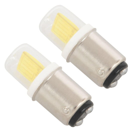2x Ba15d Led Light Bulb 3w 110v 220v Ac Non-dimming Cold White