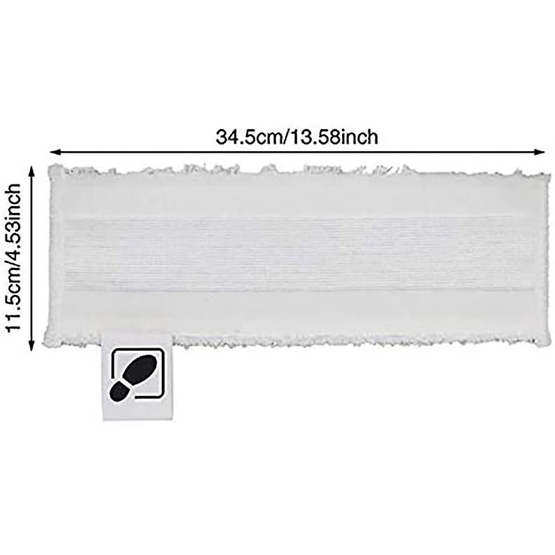 2 Pcs Microfiber Cloth for Karcher Sc2 Easyfix Steam Cleaner Mop Pads