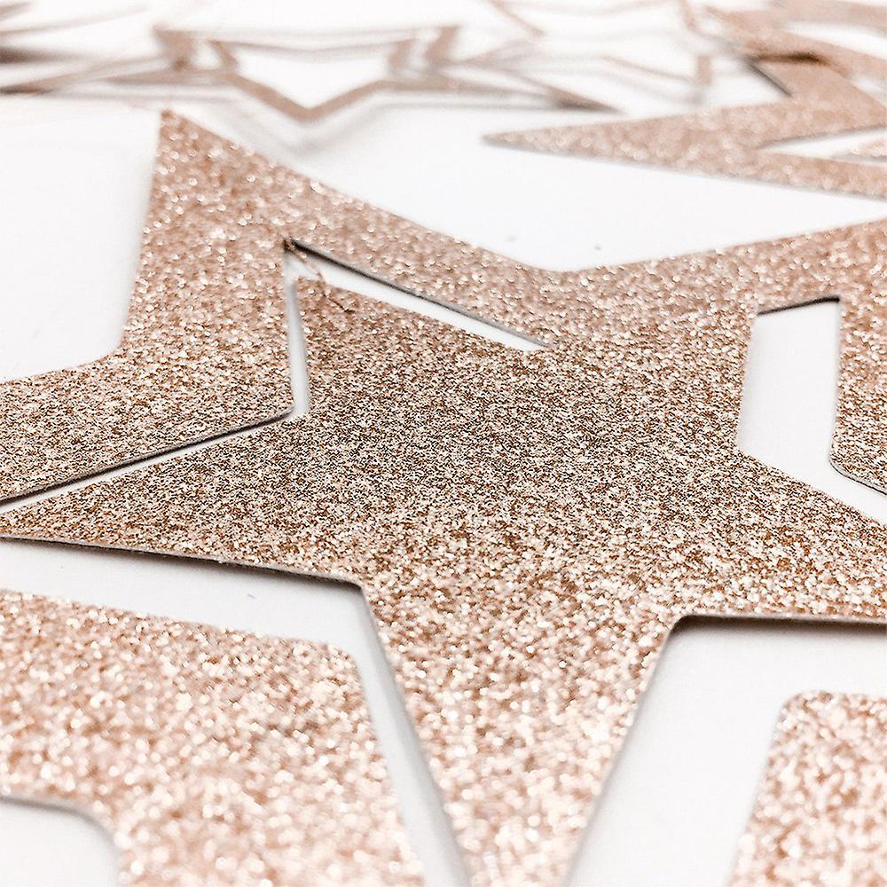 Star Banner for Wedding Christmas Decorations (champagne Gold)