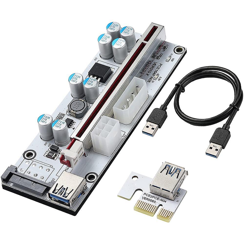 1pack Mining Riser Card, 6pin / 4pin / Sata, for Bitcoin, Eth Mining