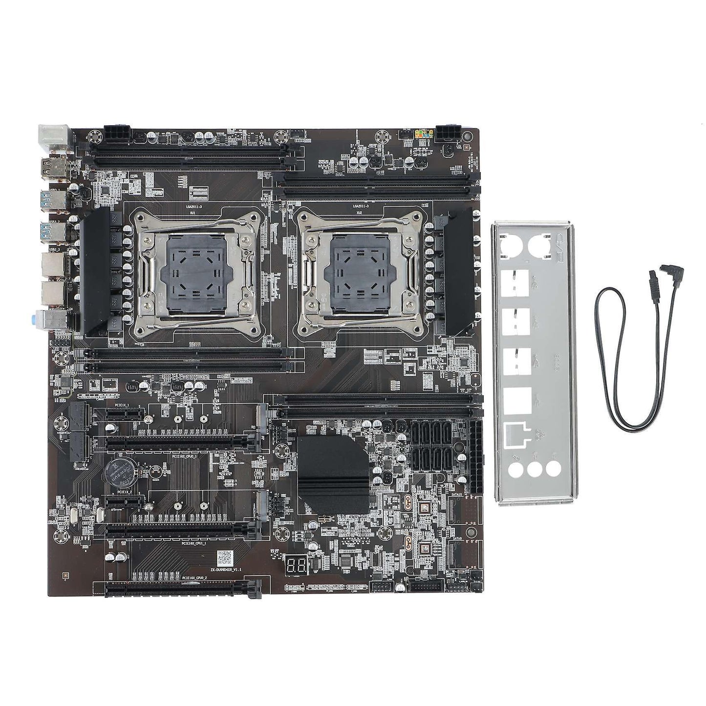 X99 Dual-socket Motherboard Pci-e 16x Sata2.0 Nvme M.2 Interface