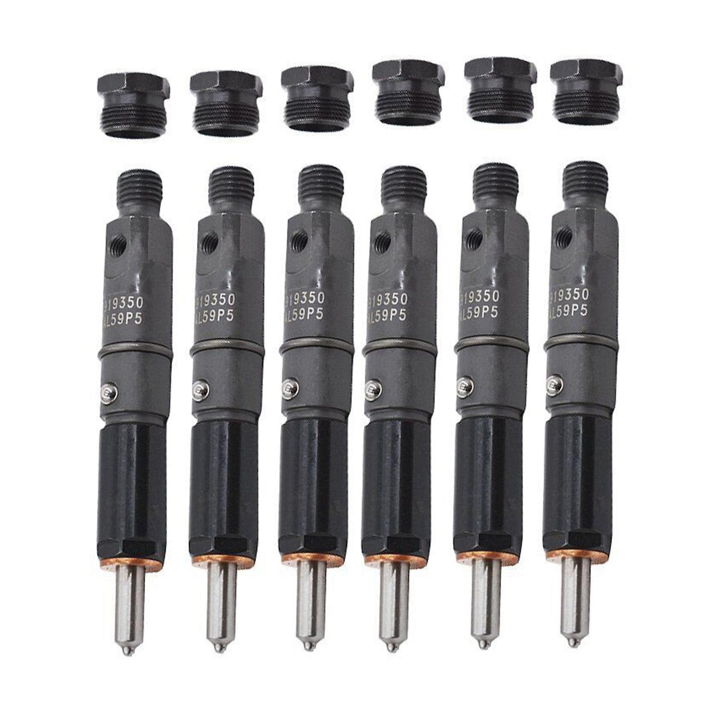 6pcs Fuel Injectors for Dodge Cummins 5.9l 6bt Diesel Engine 3919350