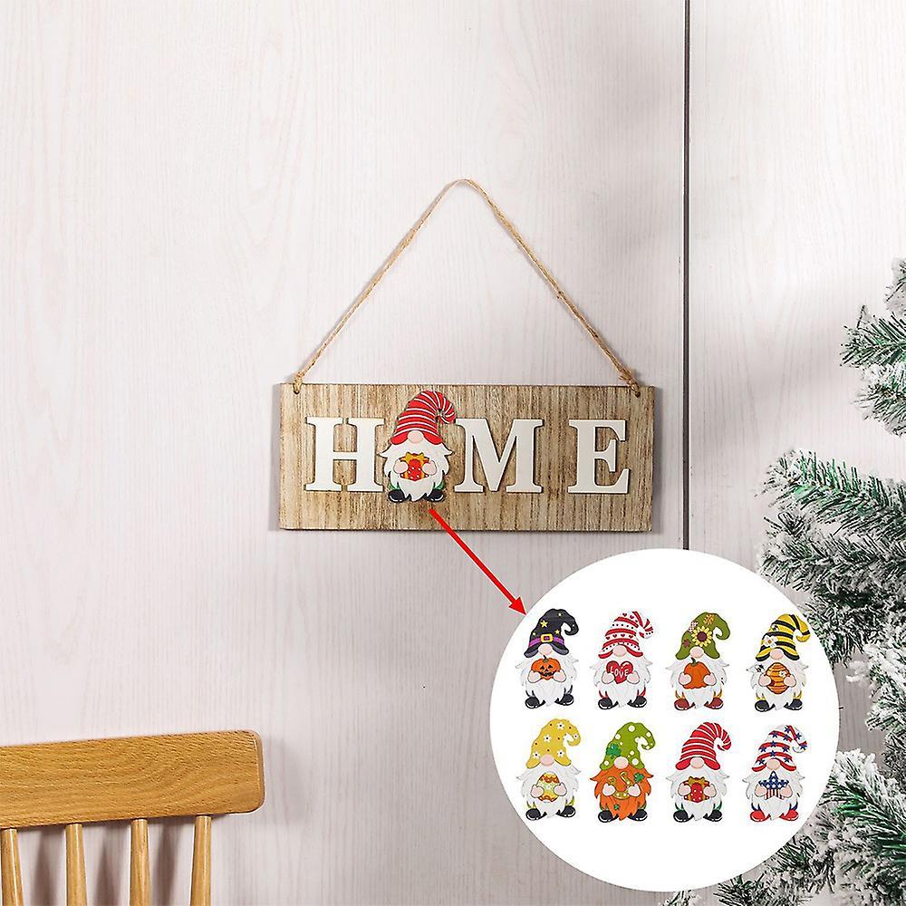 Christmas Door Welcome Ornaments Dwarf Welcome Home Door Decoration