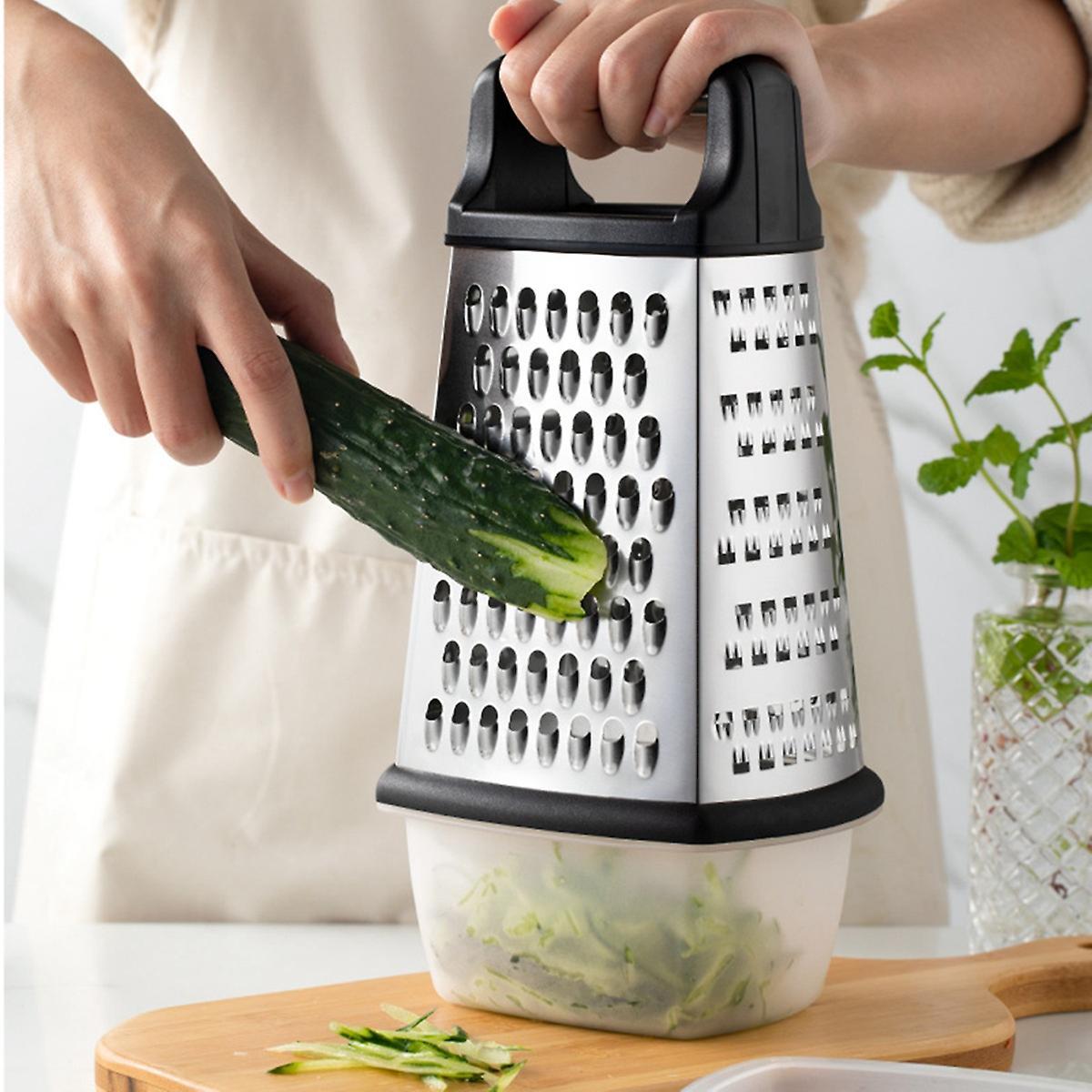 Stainless Steel Four-sided Melon Planer Cheese Shavings Grinder