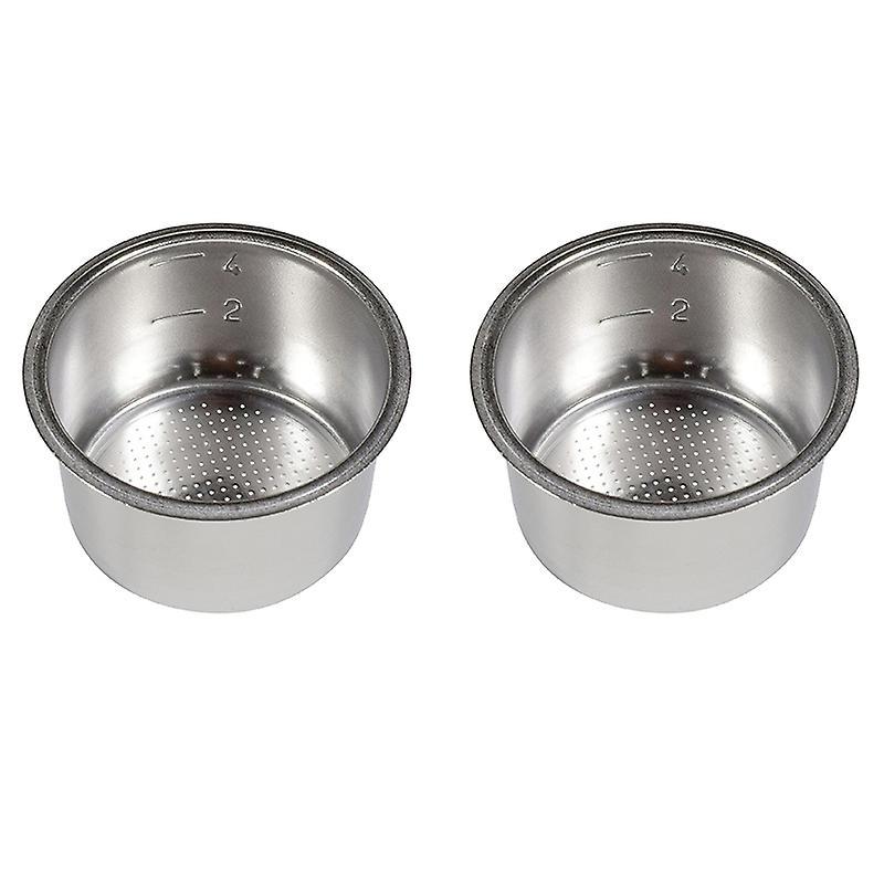 2pcs 51mm 4 Cups Filter Replacement Filter Basket