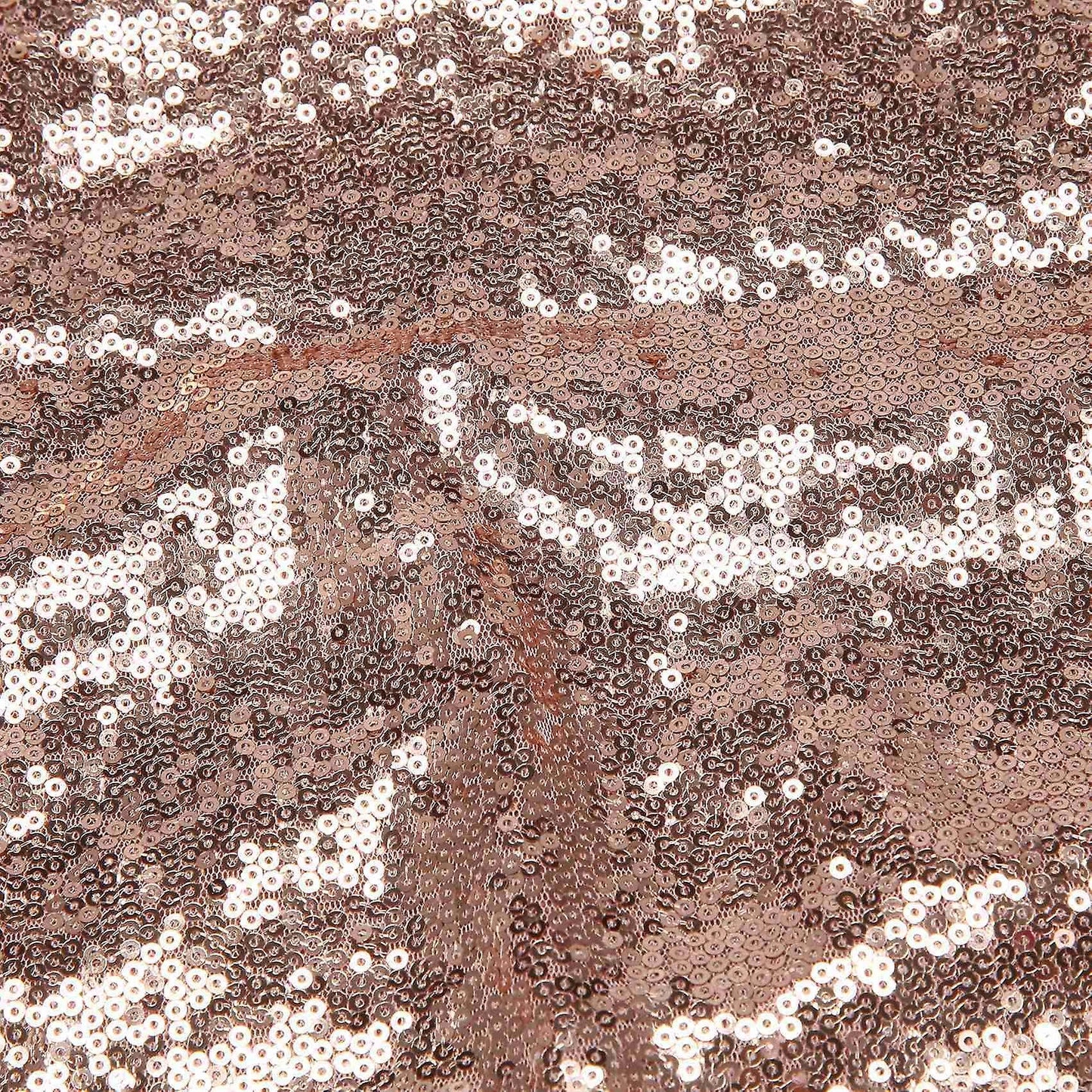 Rectangle Sequin Tablecloth Banquet Table Party Decor, Rose Gold