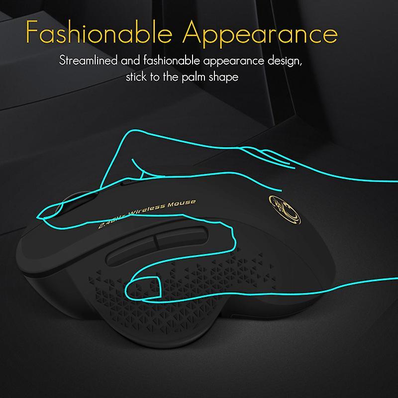 Imice Wireless Mouse 6 Keys Led 1600 Dpi Computer Charge Mouse