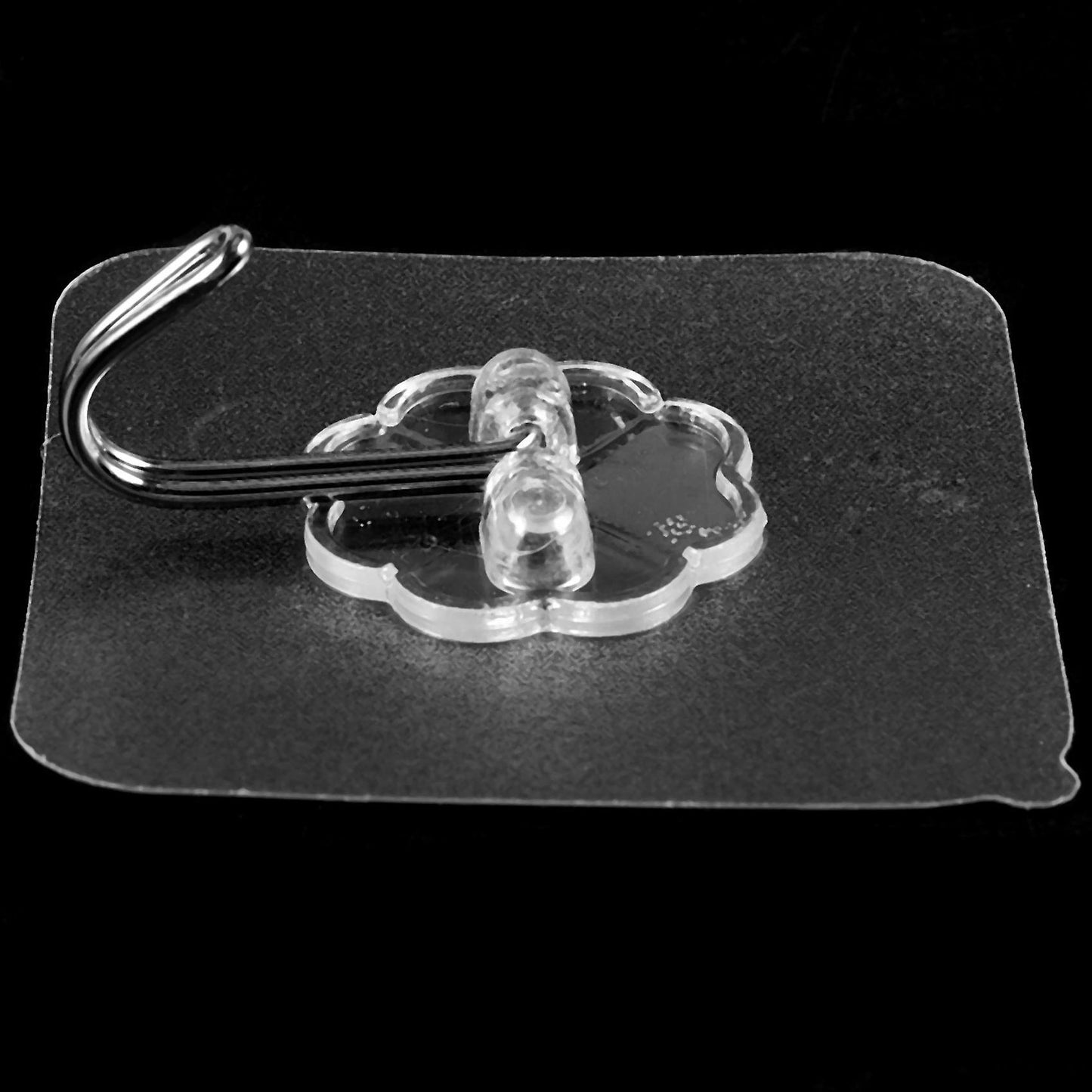 10 Packs Reusable Adhesive Hooks,transparent Heavy Duty Wall Hooks