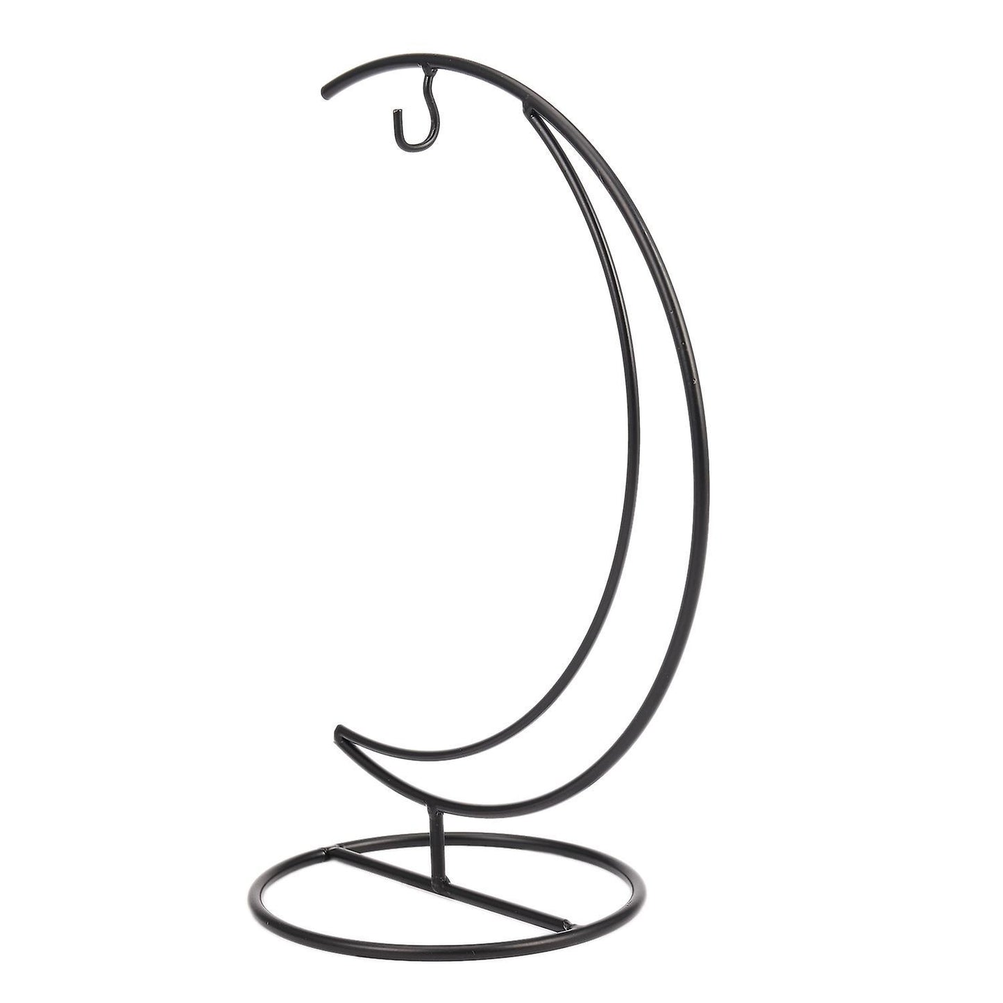 1 Piece Hand-made Iron Moon Shape Wedding Glass Ball Hanging Stand