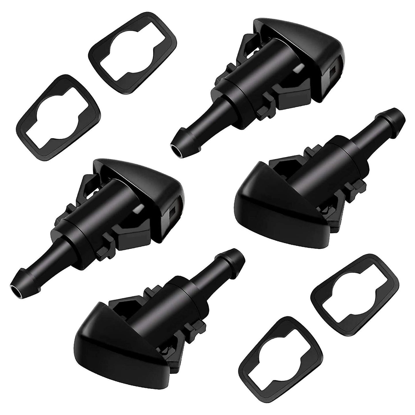 4 Pack Front Windshield Washer Nozzles Kit for Chrysler Dodge Ram