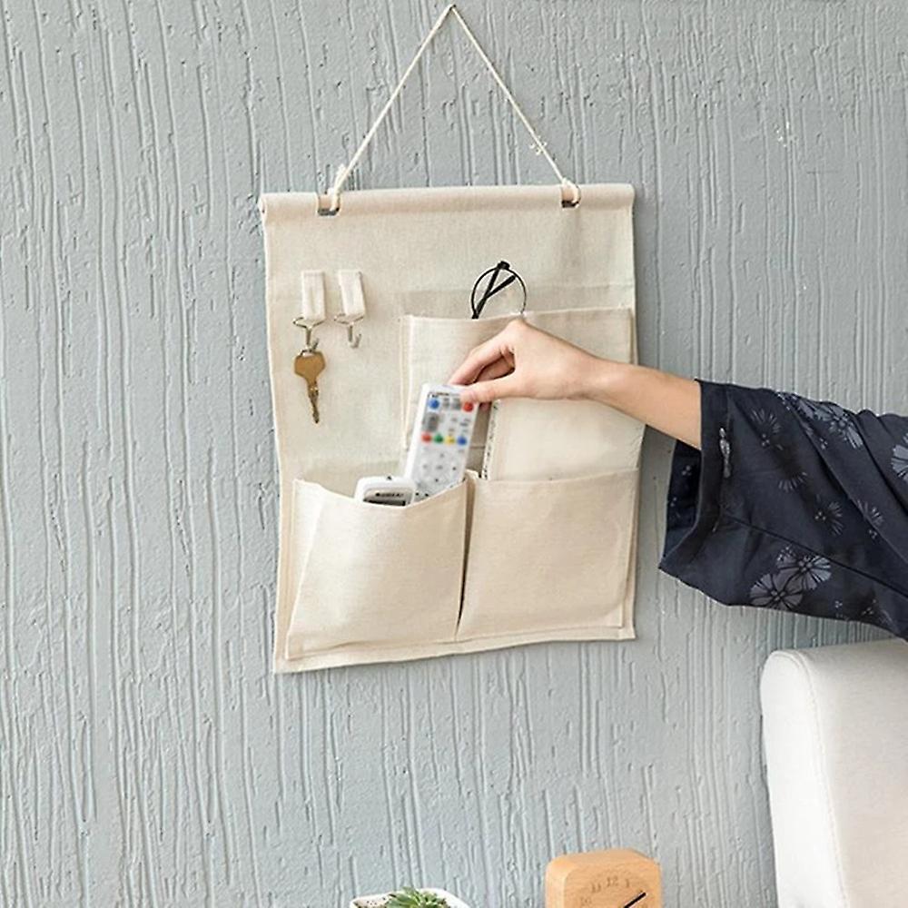Wall Door Closet Window Hanging Multipurpose Organizer Bag-4 Pocket
