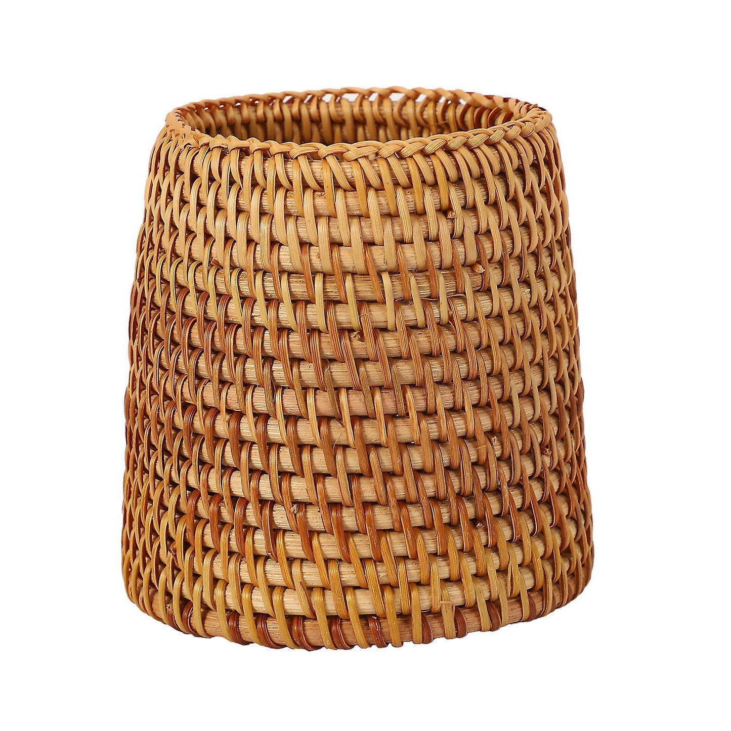 Rattan Chopsticks Tube Bucket Dinner Knives Forks Organizer B