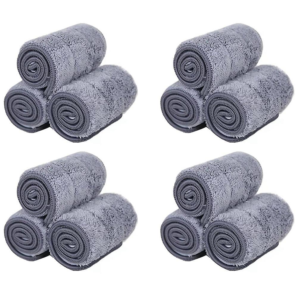 Replacement Microfiber Pads Dust Push Mop Cloth for Flat Mop 12pcs