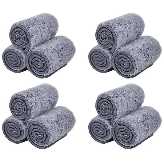 Replacement Microfiber Pads Dust Push Mop Cloth for Flat Mop 12pcs