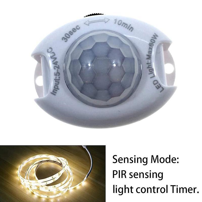 Pir Infrared Motion Sensor Detector Dc5-24v Auto On Off Timer Switch