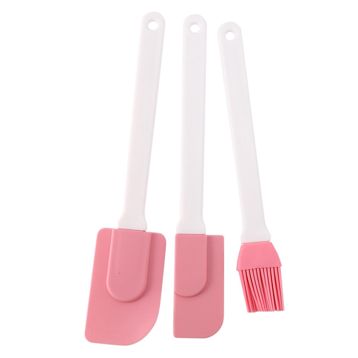 3pcs Silicone Spatulas Buttercream Cake Scraper Heat Resistant Brush