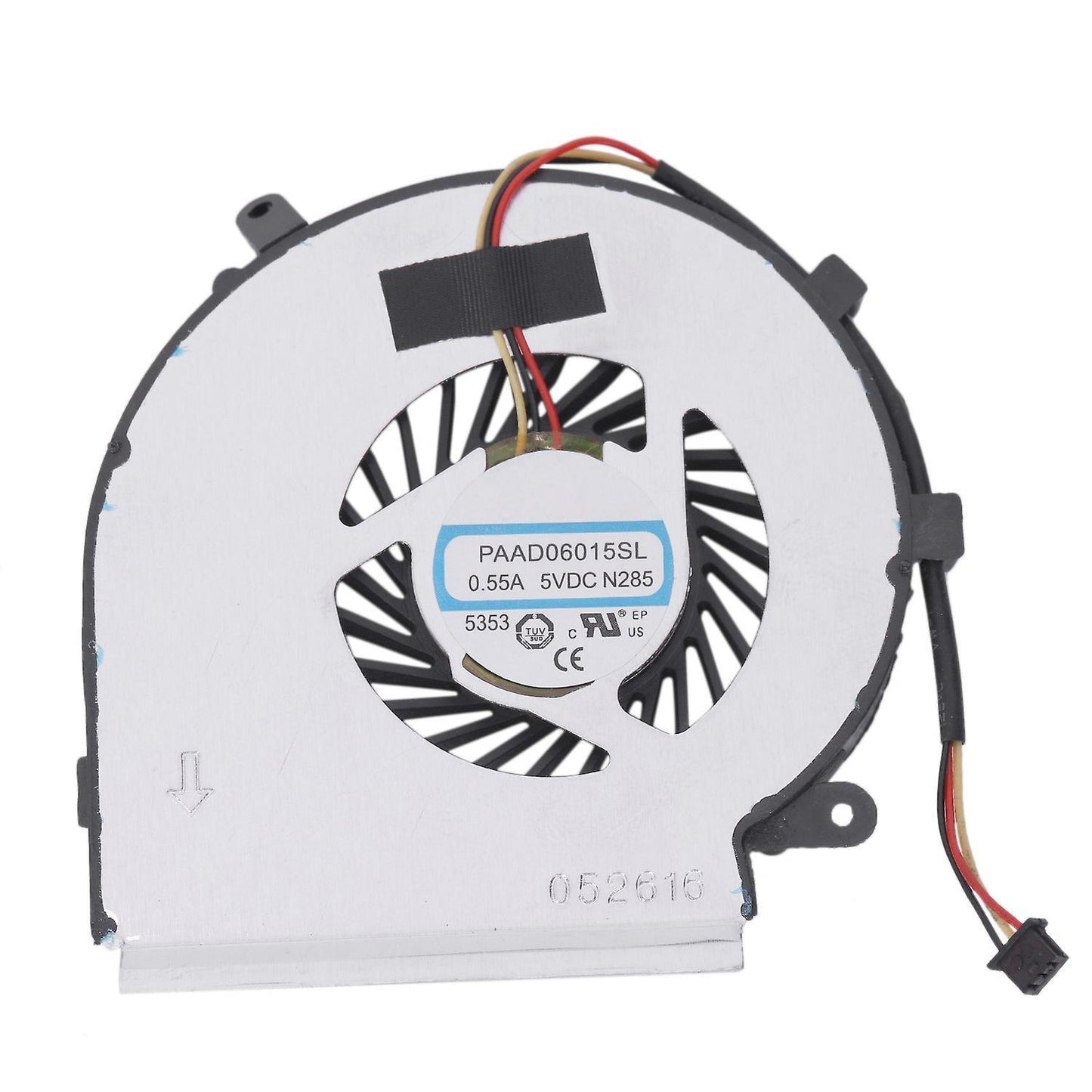 Cpu Cooling Fan for Msi Ge62 Gl62 Ge72 Gl72 Series 3pin 0.55a 5vdc