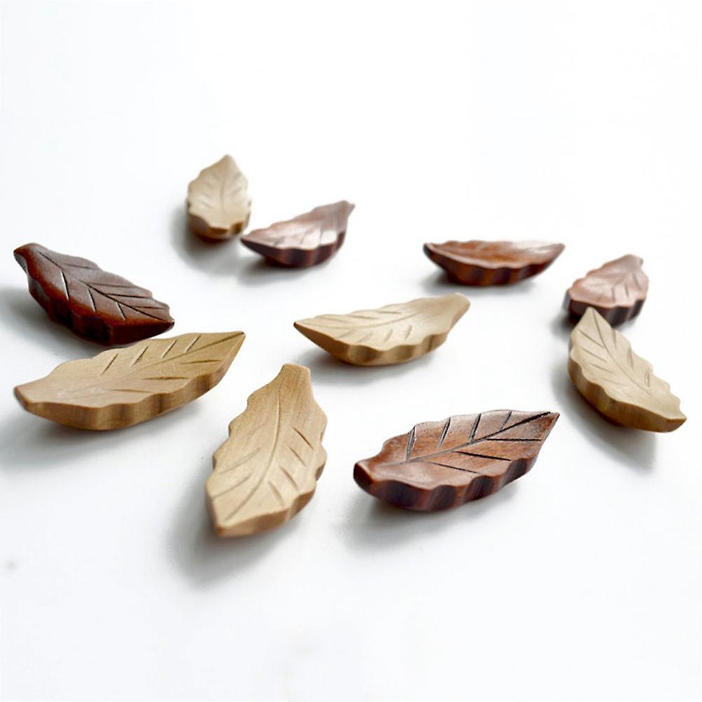 Wood Chopstick Holder Leaf-shaped Chopstick Holder Kitchen Supplies