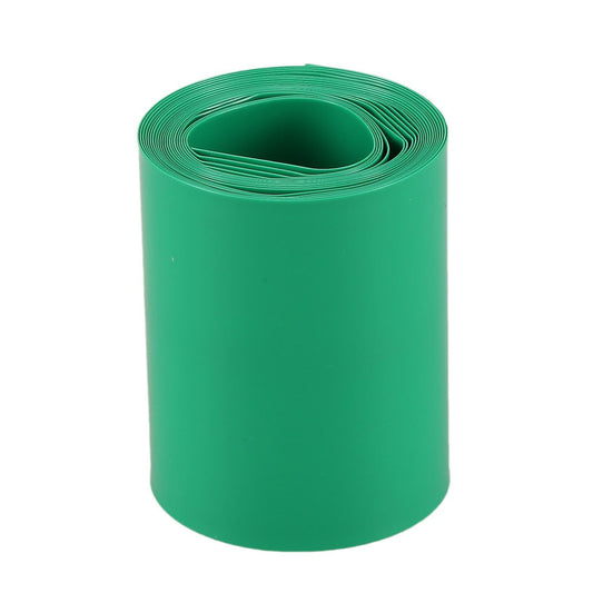 2m 50mm Dark Green Pvc Heat Shrink Tubing Wrap for 2 X 18650 Battery