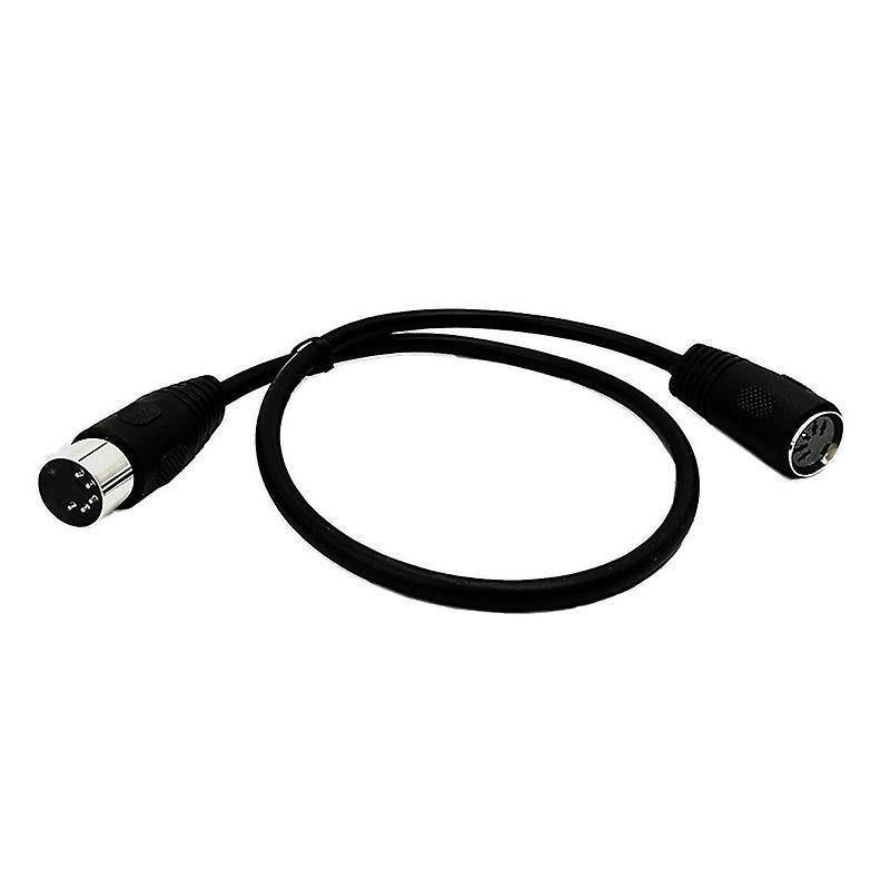 5-pin Din Male to Female Midiat Adapter Cable for Midi Keyboard 1.5m