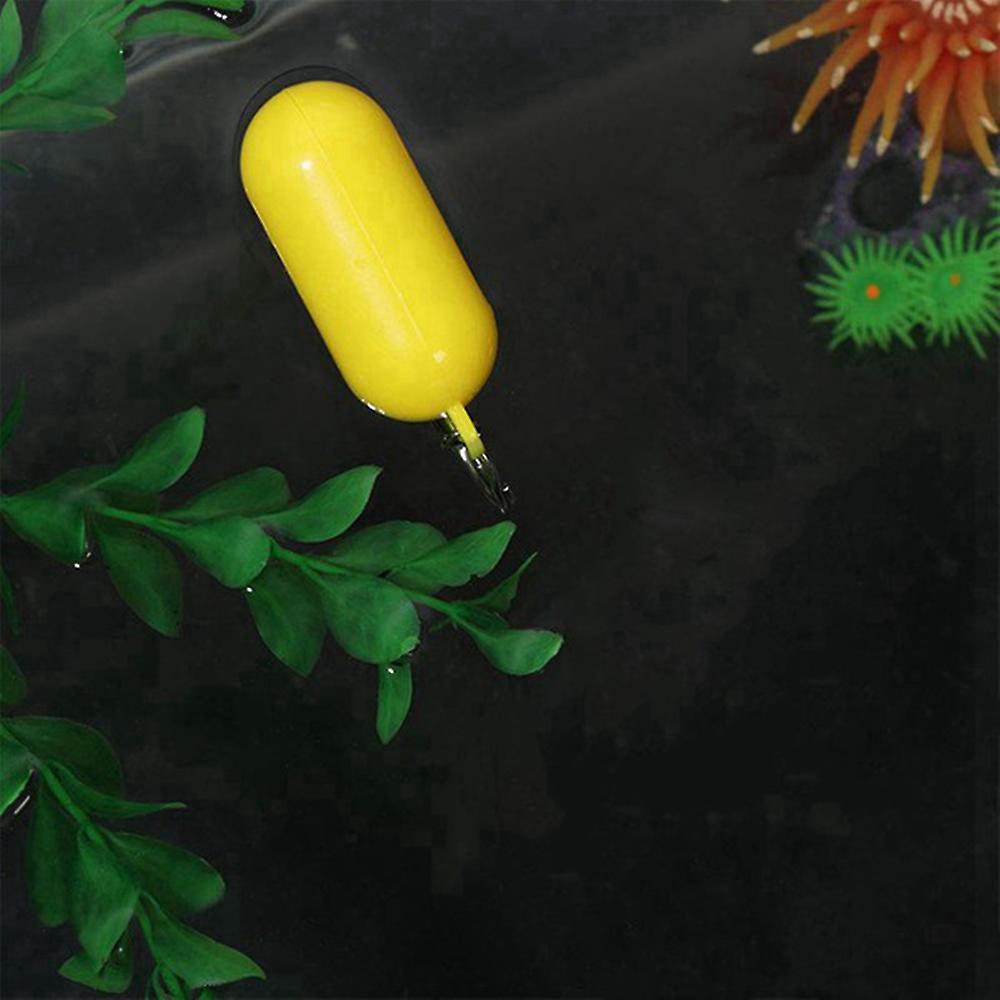 10 Swimming Rafting Beach Floating Keychain Key Floating Ring(yellow)