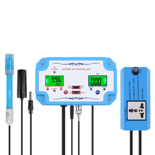 3 In 1 Ph Meter Ph/ec/temp Detector Controller Relay Us Plug