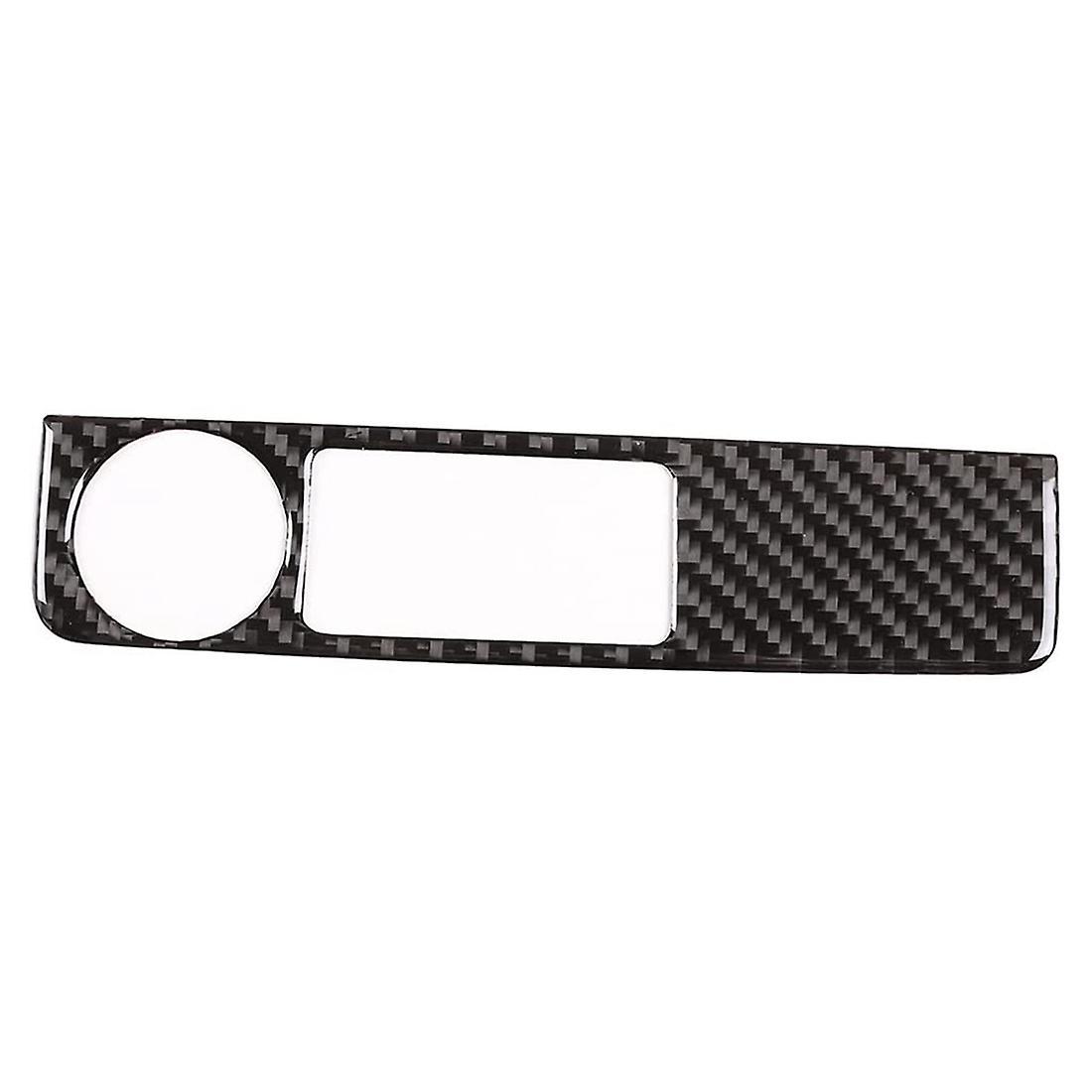 Carbon Fiber Car Usb Charging Switch Knob Panel Frame Trim Interior