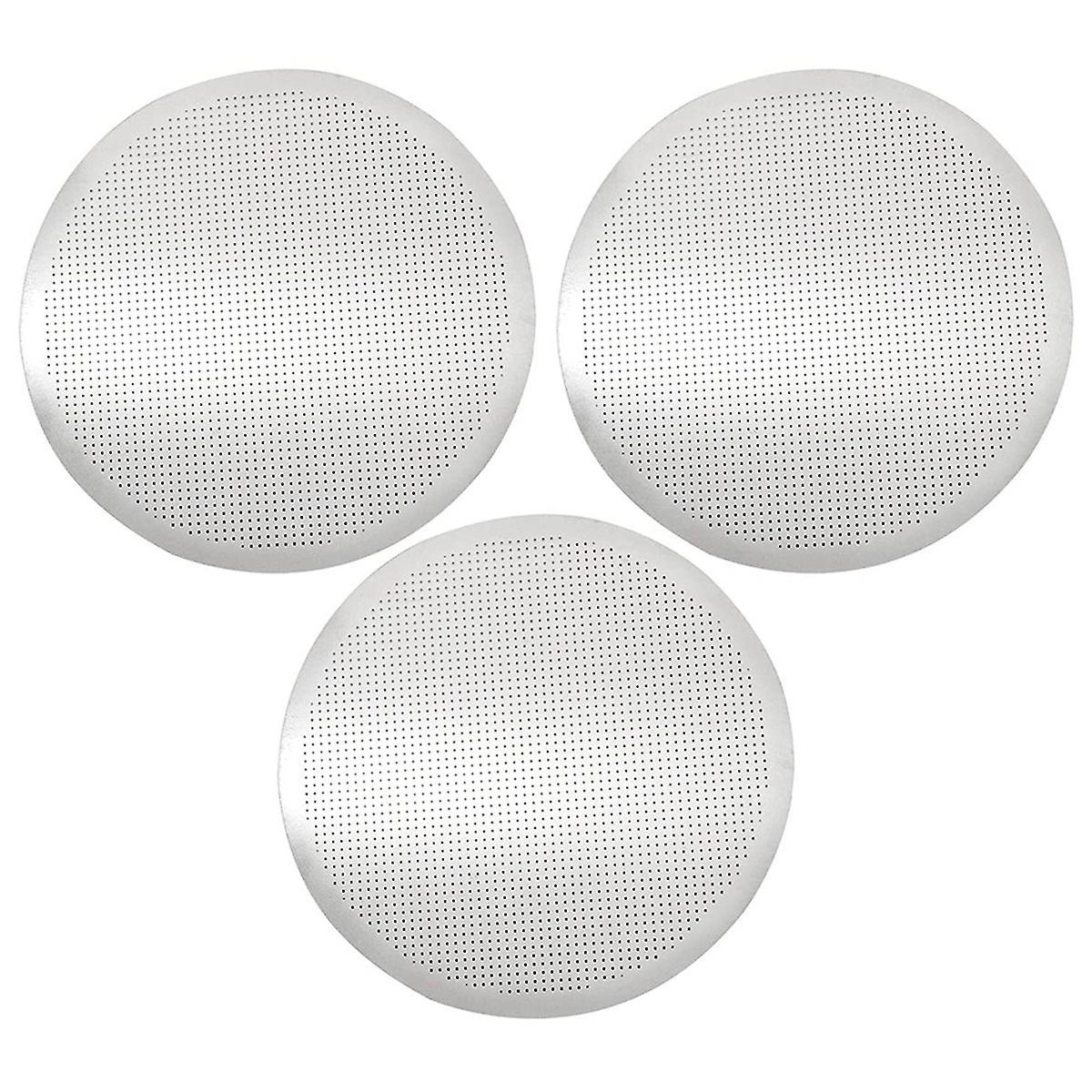 3 Pcs Disc Metal Coffee Filter Ultra-fine Suitable for Philharmonic