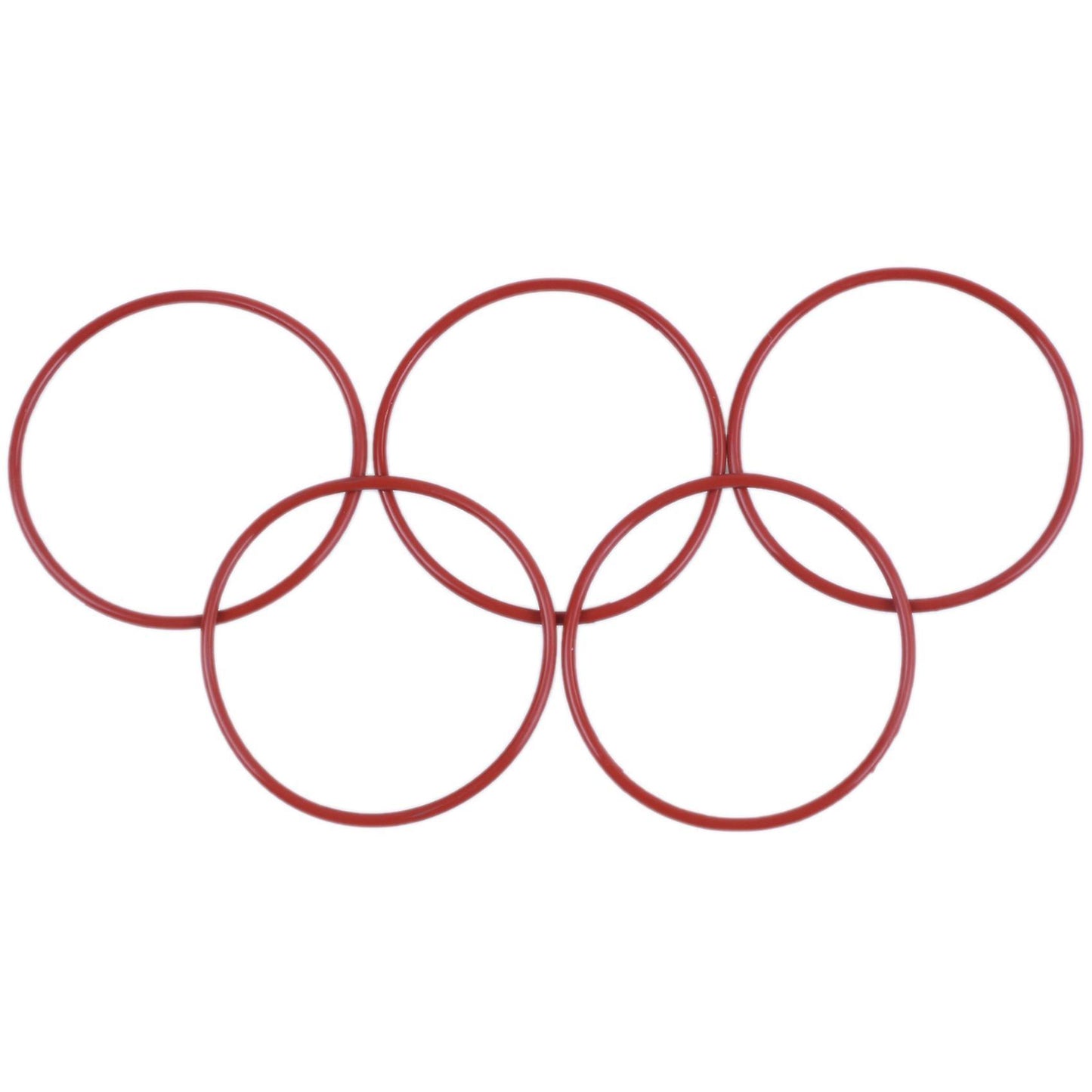 Red Silicone O Ring Seals Tree 110mm X 104mm X 3.5mm