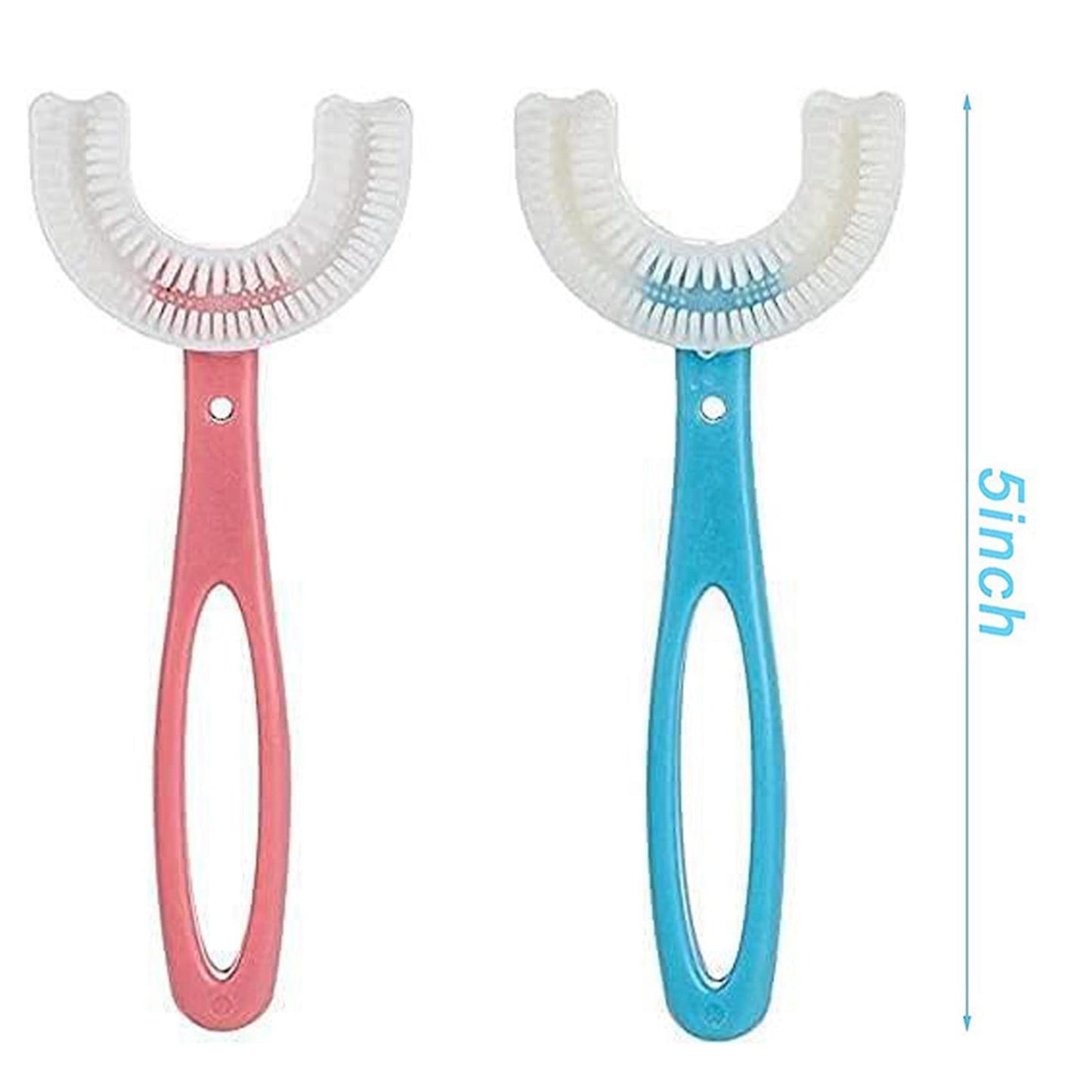 U-shaped Children Toothbrush Manual Training Toothbrush U-shaped
