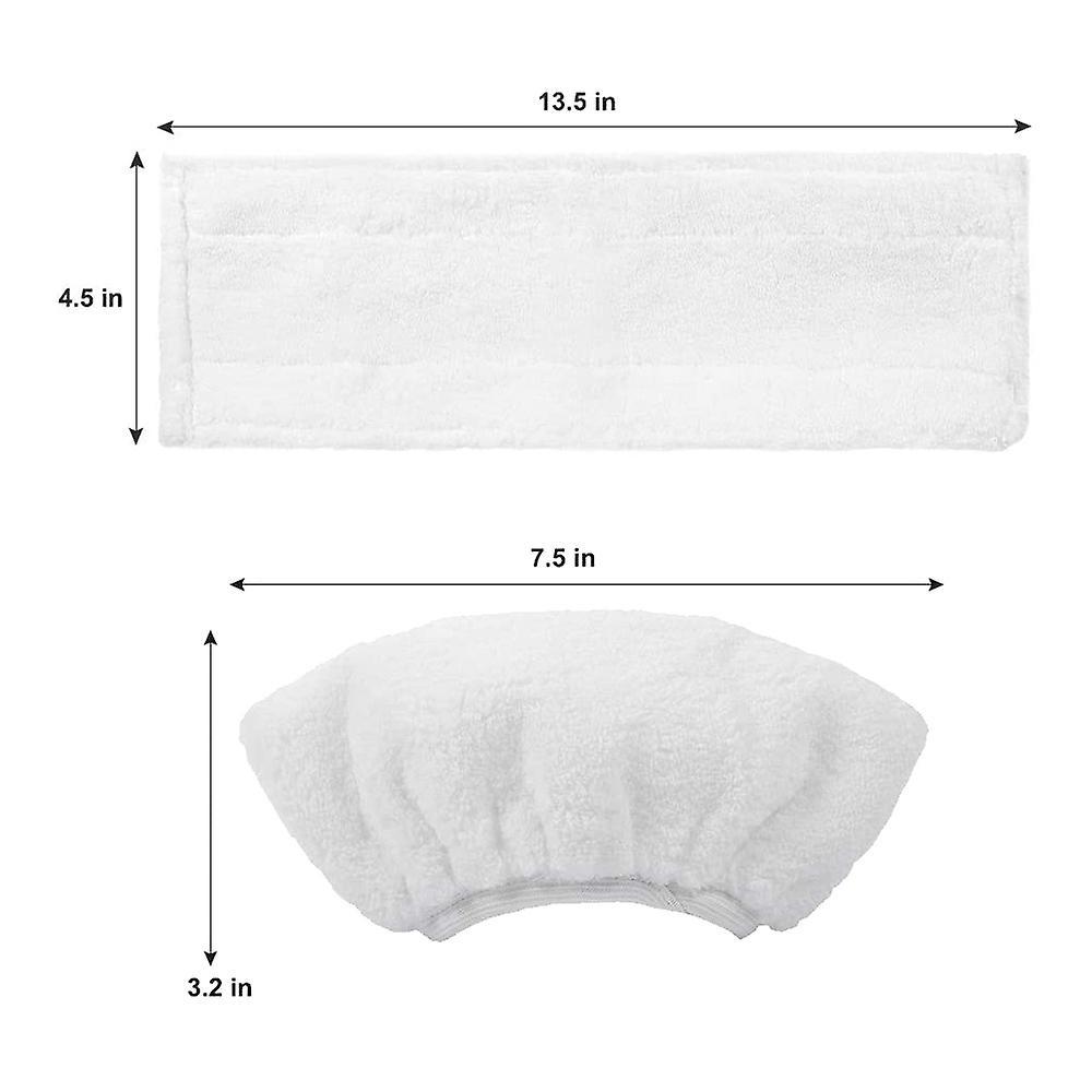 Microfiber Cloth Set Compatible(3 for Floor Nozzle+3 for Hand Nozzle)