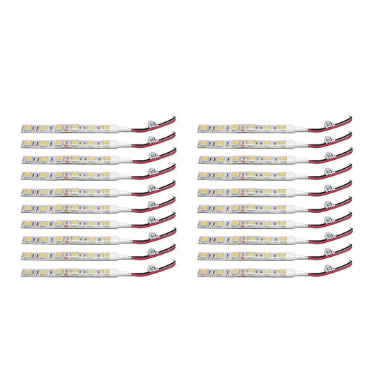 10pcs 10cm Waterproof White 5050 Led Strip Lights Dc 12v Caravan