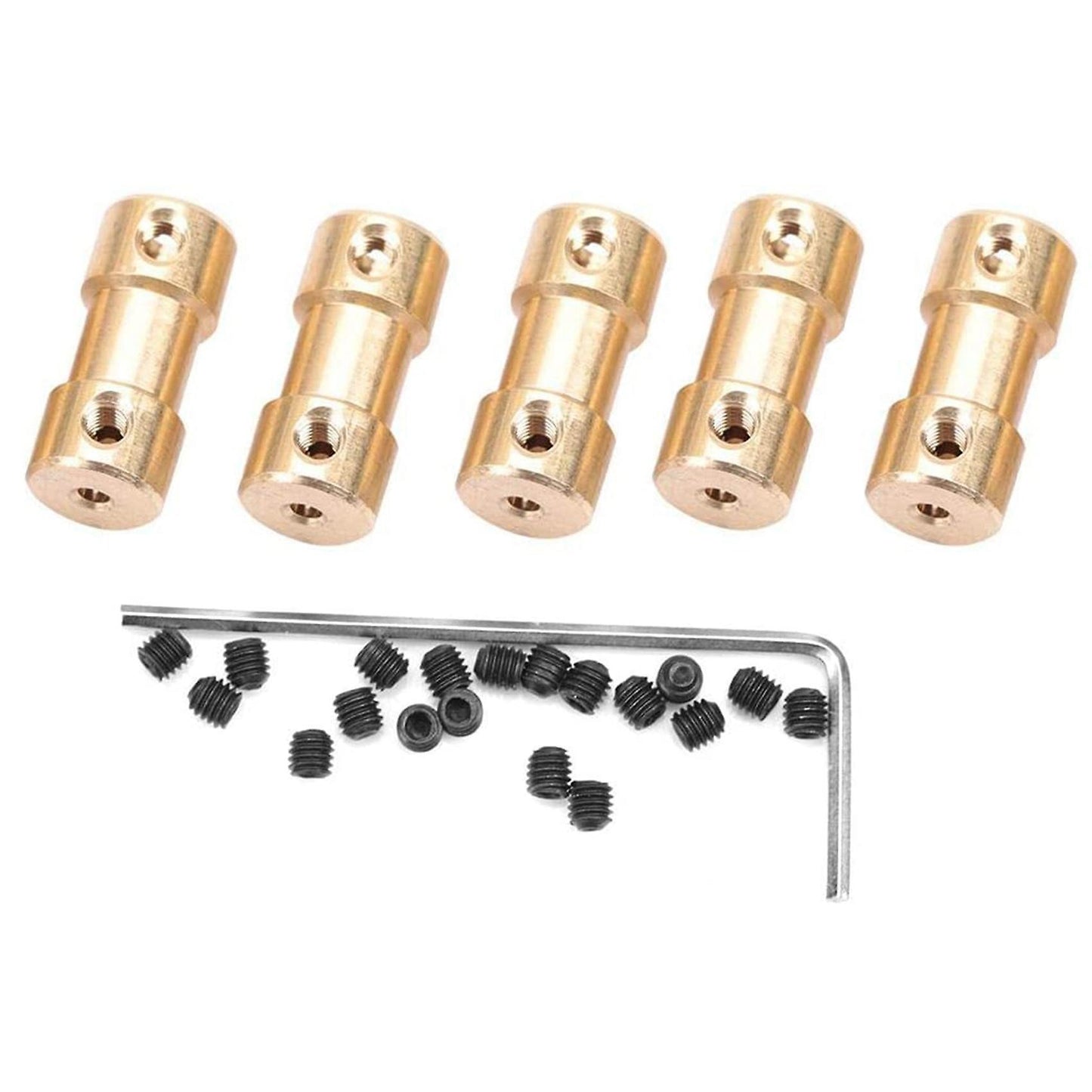5 Pcs Motor Coupling Connector Sleeve Transfer Joint Adapter