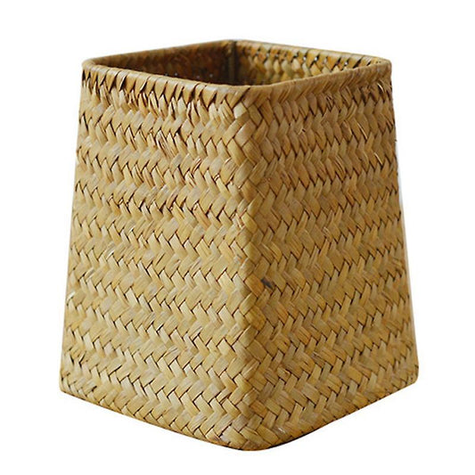 Flower Basket Seagrass Woven Storage Basket for Plants Flower Vase