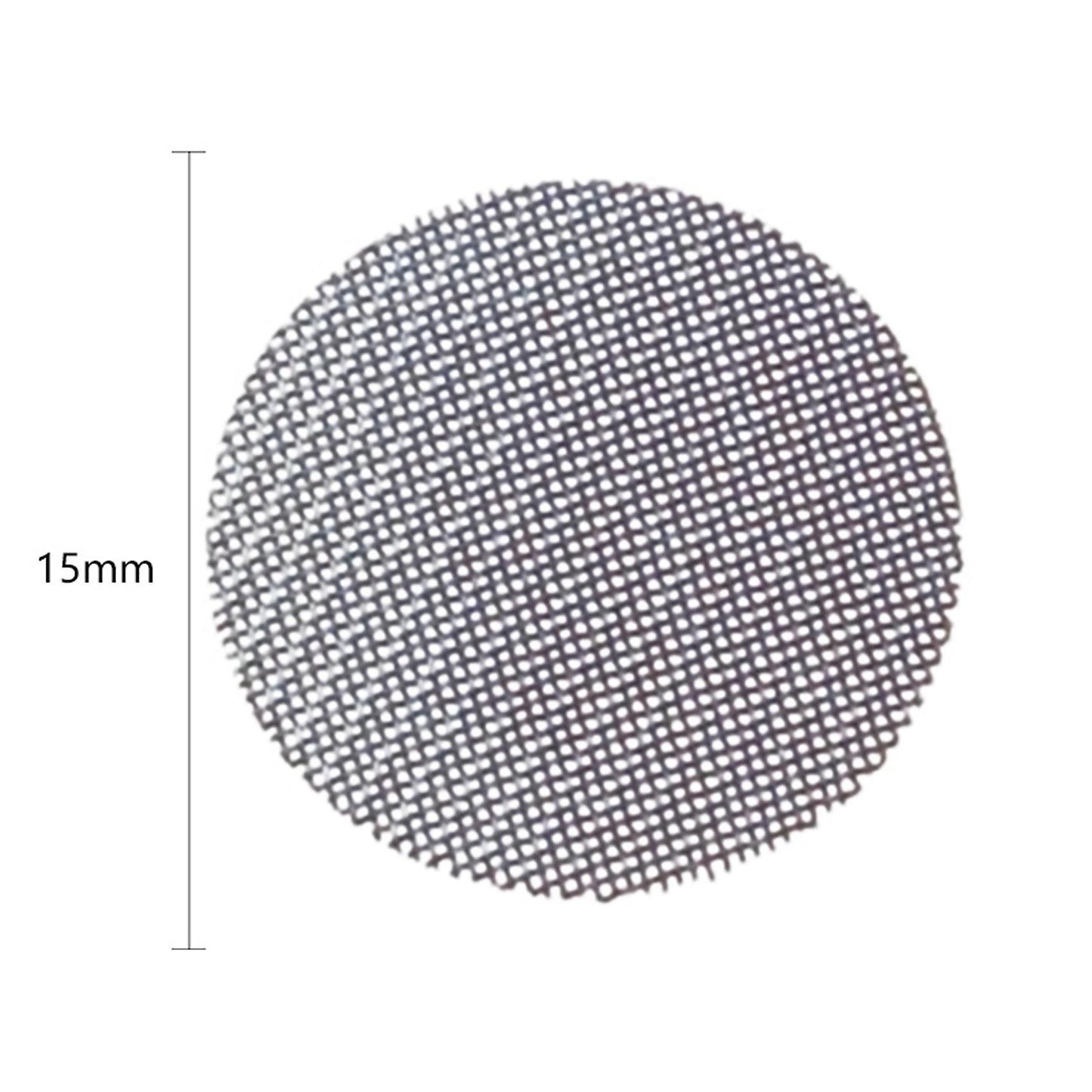 450 Pieces Stainless Steel Smoking Pipe Filters with Storage Box
