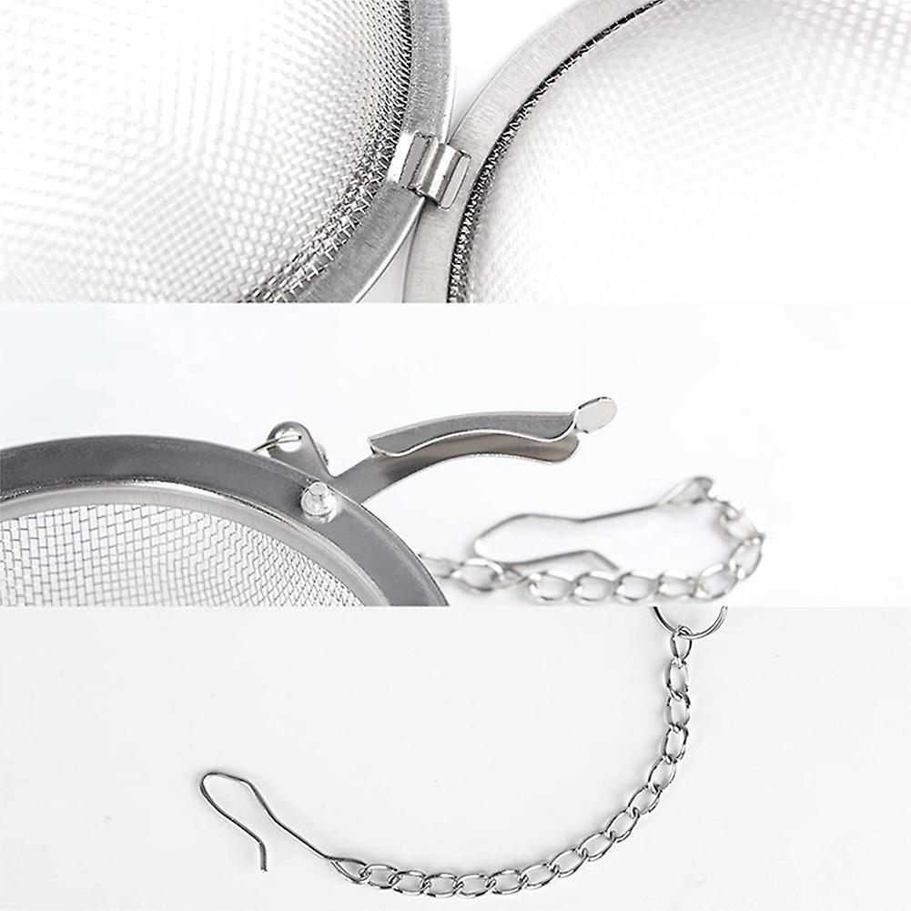 4pcs Stainless Steel Mesh Tea Ball 2.7 Inches Tea Strainers for Tea