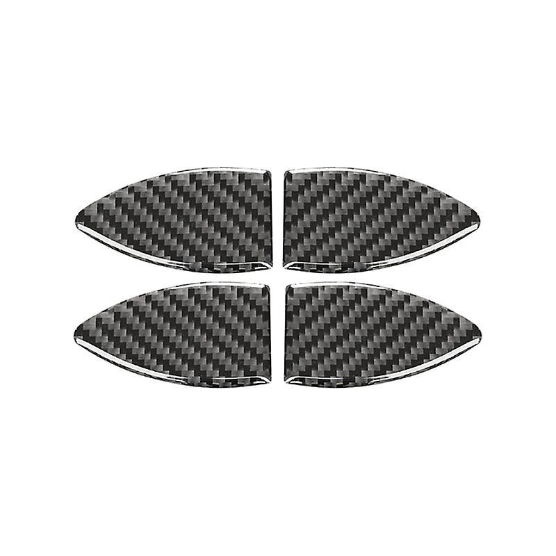 Car Interior Door Bowl Cover Trim Carbon Fiber Accessories